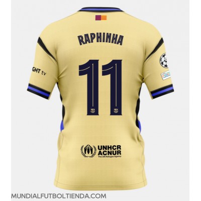 Camiseta Barcelona Raphinha Belloli #11 Segunda Equipación Replica 2025-26 mangas cortas Camiseta Barcelona Raphinha Belloli #11 Segunda Equipación Replica 2025-26 mangas cortas